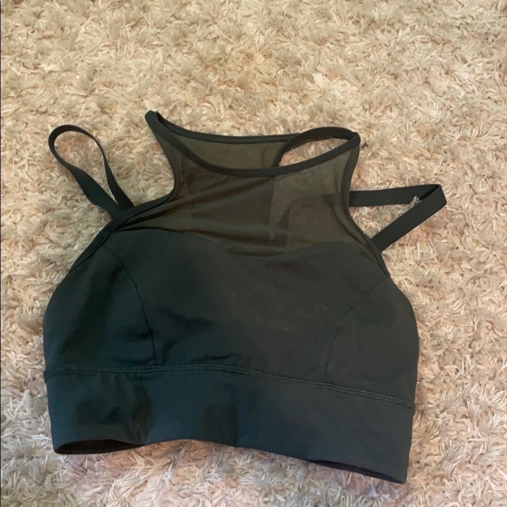 Lululemon mesh strappy sports bra